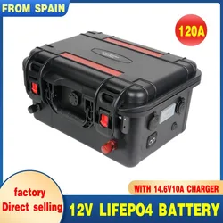 12V100AH Lifepo4 Battery Pack 120AH Power Station Outdoor Camping RV Boat Solar Energy Storage Lithium Battery 12v Equipment