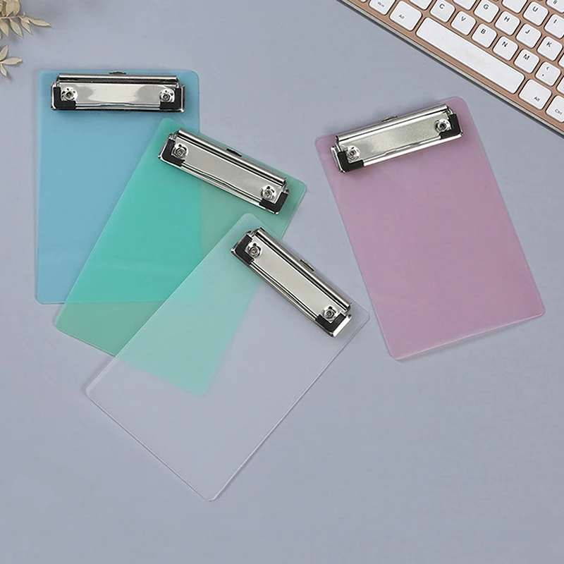 

Simple A6 Bill Clipboard Memo Pad Clip Board Loose-leaf Notebook File Writing Pad Clamps Paper Holder Office School Supplies