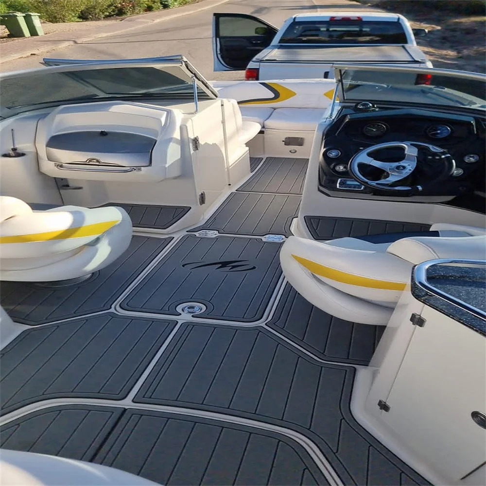 

2011-2018 Monterey M3 Кокпит Pad Boat EVA Foam Faux Teak Deck Floor Mat SeaDek MarineMat Gatorstep Style Самоклеящийся V282 K9H