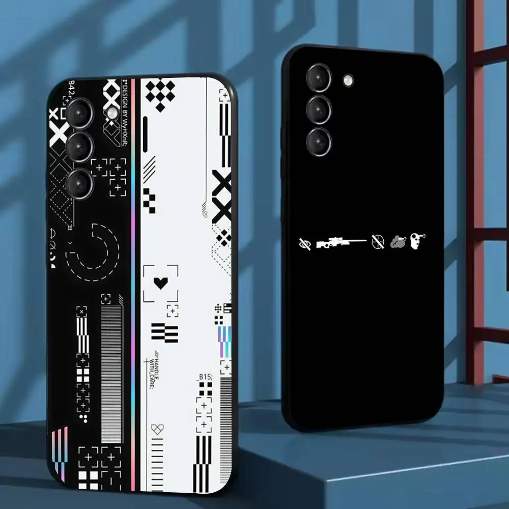 

CSGO Matte Printstream Phone Case For Samsung Galaxy A73,72,51,53,52,71,22,5G,Note,J7,8,9 Soft Black Cover