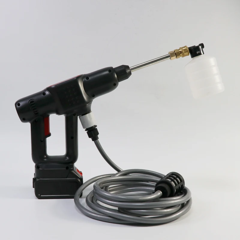 2021 Cordless Copper Car Washer Gun High Pressure Handheld Auto Spray Powerful Car Wash