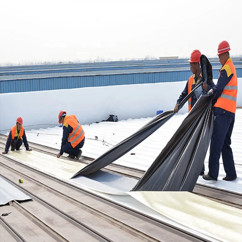 Cheap Price TPO Roofing Film Thermoplastic Polyolefin White 1mm 1.2mm 1.5mm 1.8mm 2mm Waterproof Roll-10x10cm Sample Link