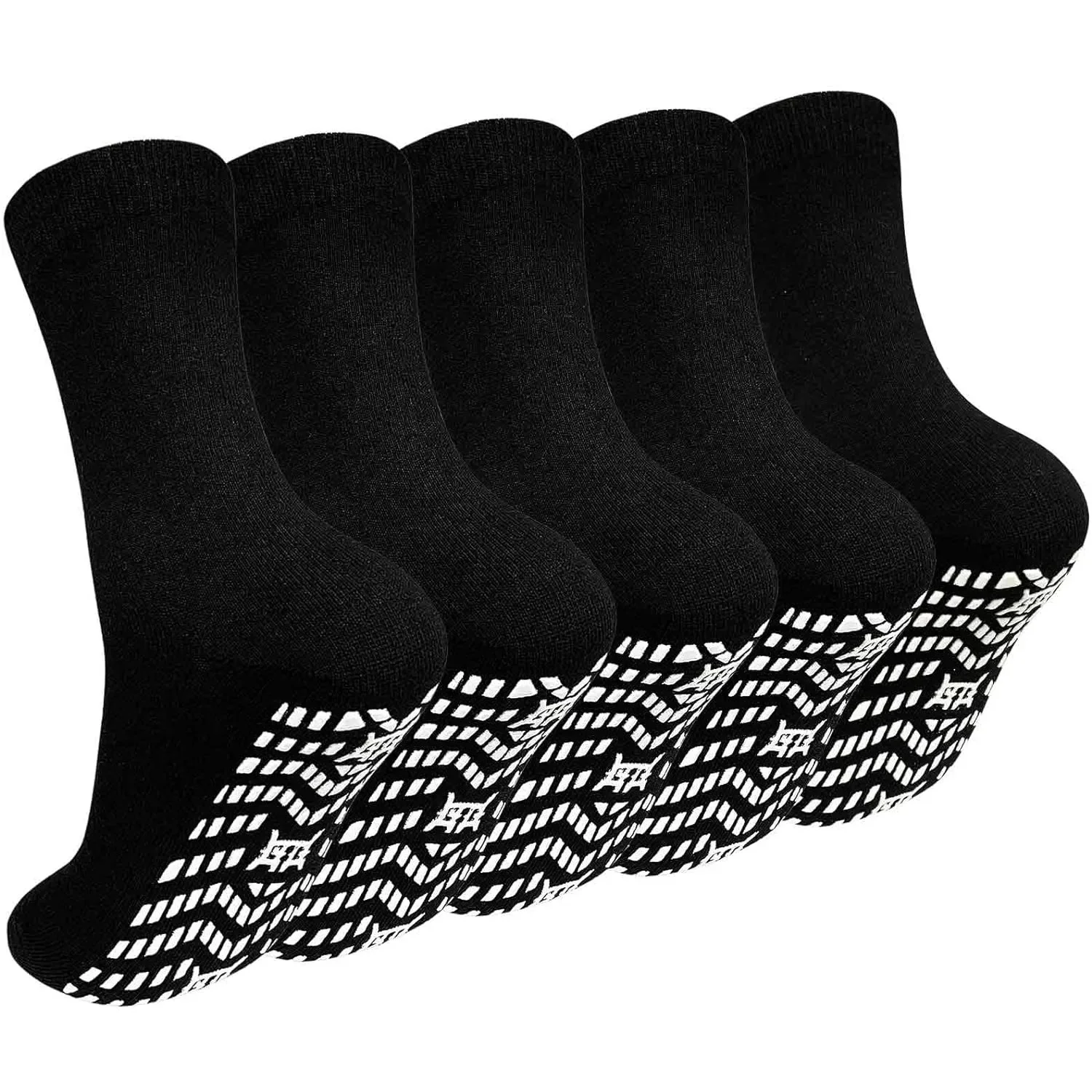 5 Pairs Anti-slip Sport Socks Men Women Non-slip Soccer Basketball Tennis Grip Cycling Riding Socks Sports Socks Yoga Pilates