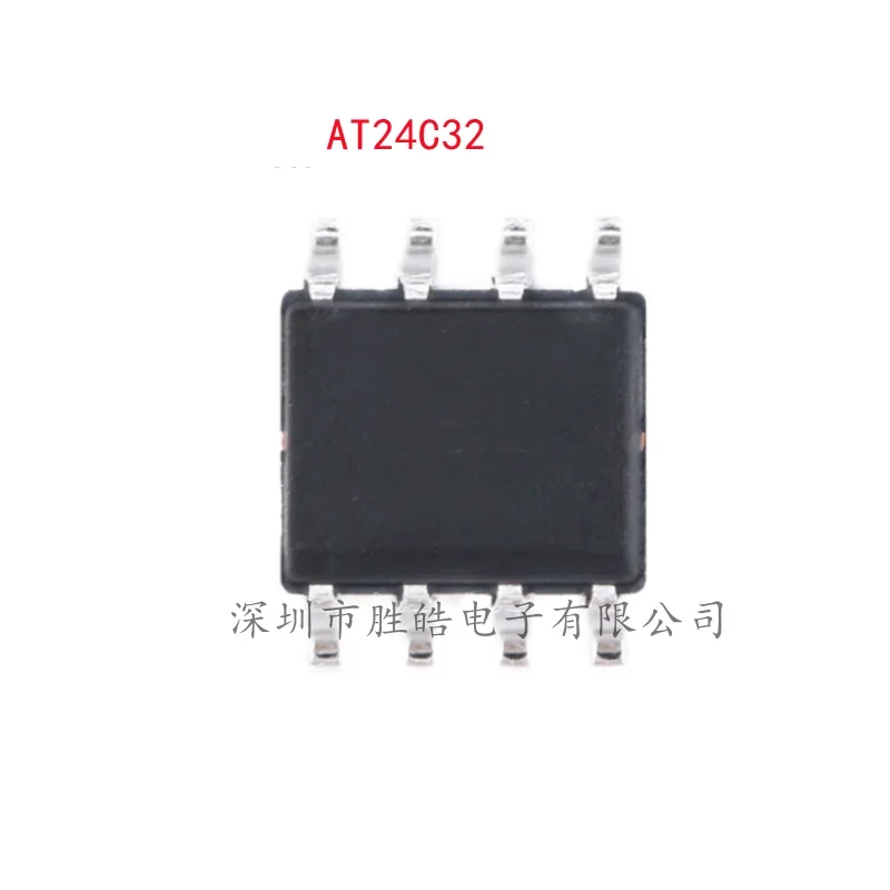 (10PCS)  NEW  AT24C32 AT24C32N AT24C32AN   SOP-8  Into 8 Feet    AT24C32 Integrated Circuit