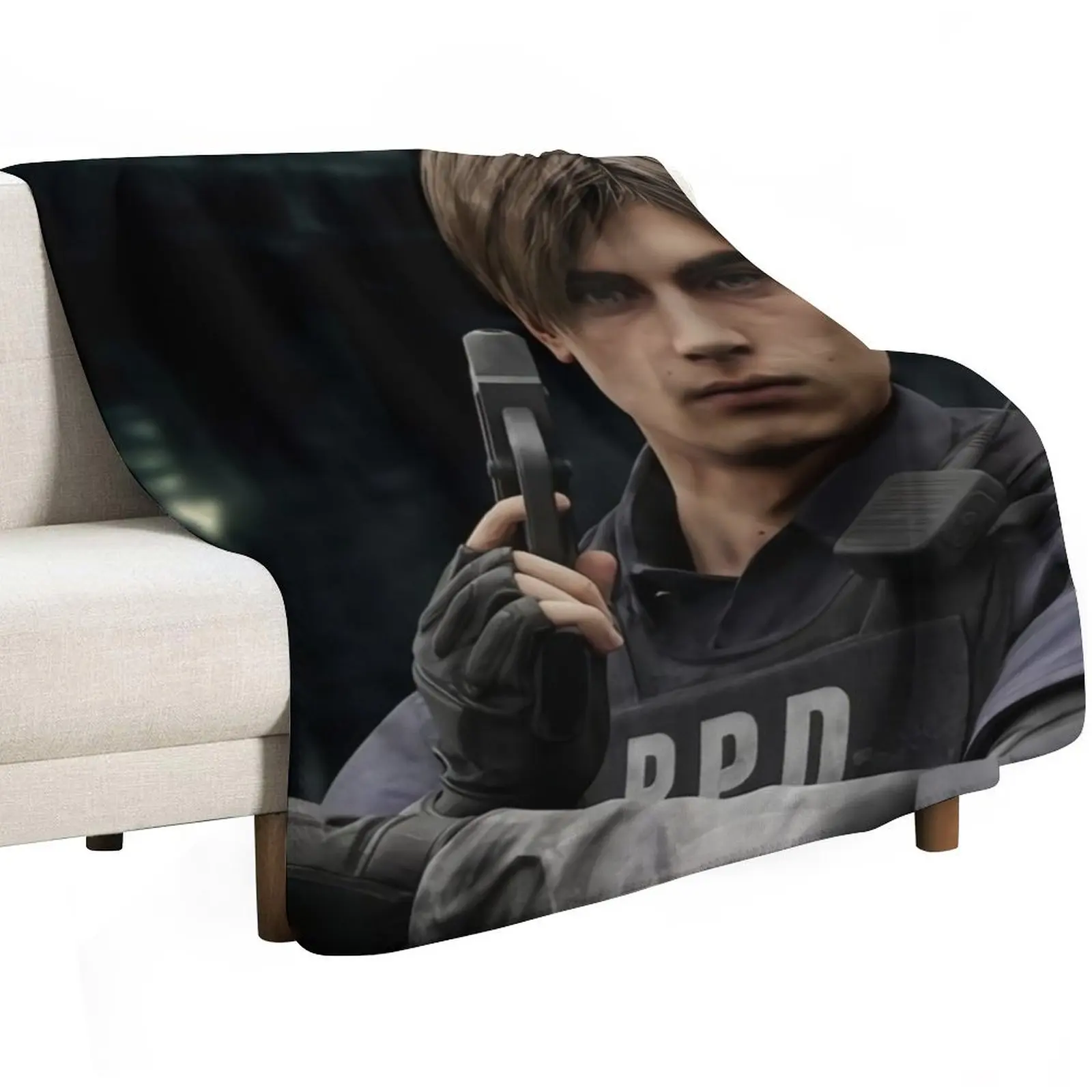 Leon RPD Throw Blanket Luxury Loose Hairy Summer Beddings Blankets For Bed Decorative Beds Blankets