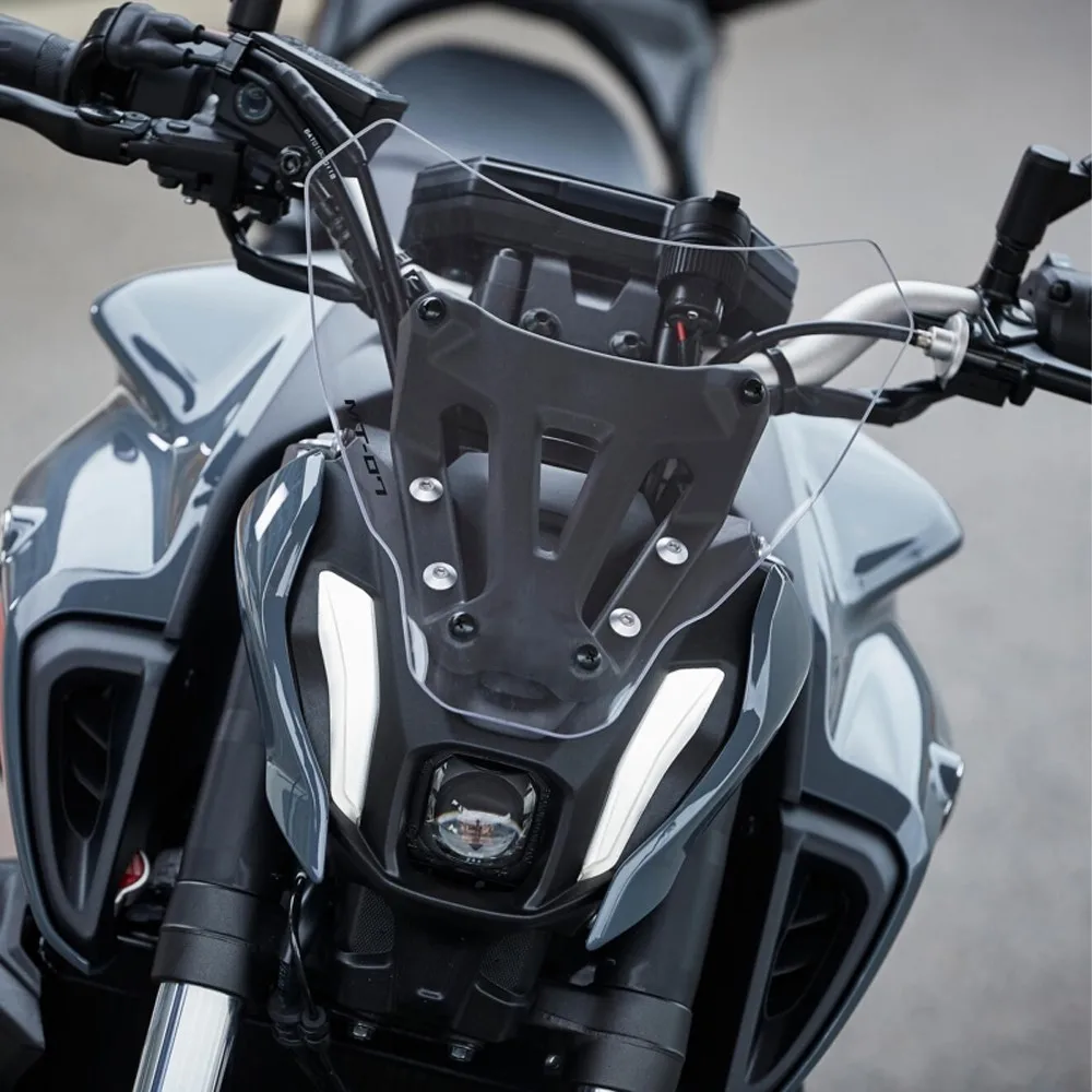 

For YAMAHA MT-07 MT07 2021 2022 2023 2024 MT07 Motorcycle Accessories Windshield Windscreen Windproof Wind Screen Deflector
