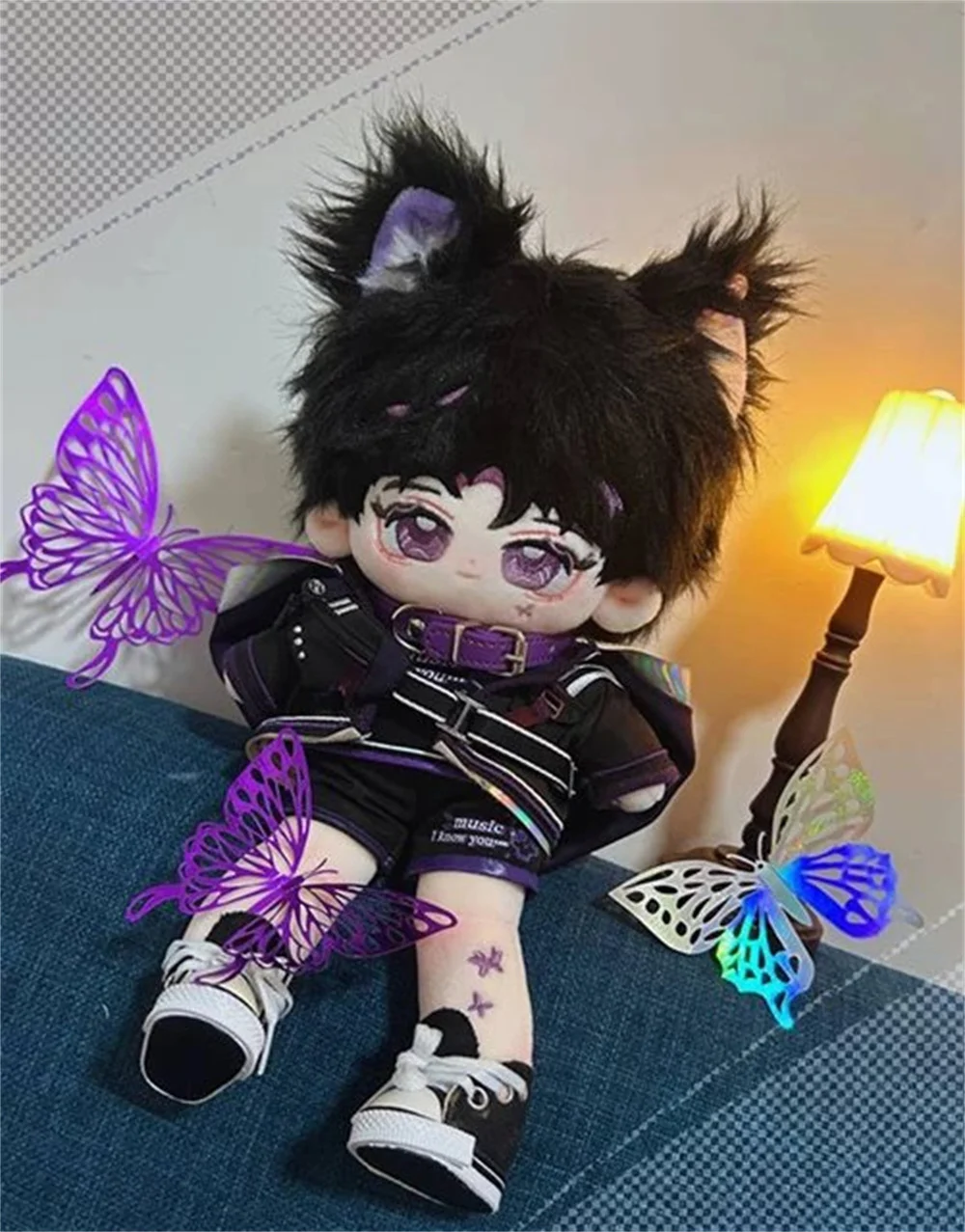 Cosmile New Limit Kpop Cat Monster Ear 25cm Plush Doll Body Toy Anime Cute Cosplay no attribute C XM