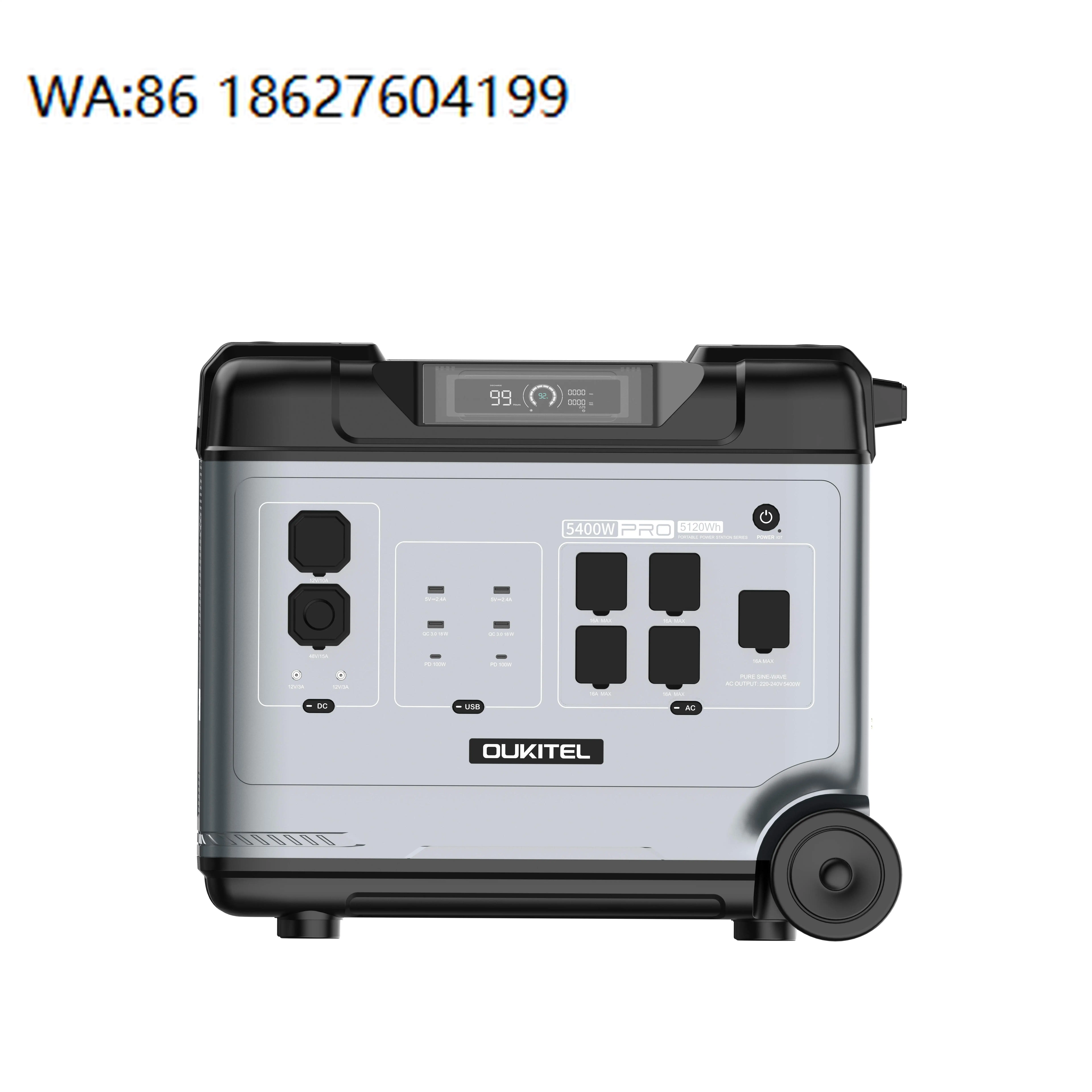 6000W 5120Wh Solar Energy System Set Portable Power Station Home Backup Solar Generator Home Outdoor Energy Supply