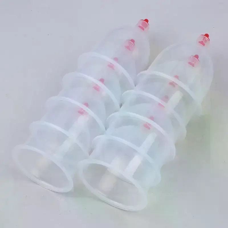 Disposable Cupping Cups For Massage Health Care Plastic Vacuum Suction Beauty Spa Tool Suction Pump Vacuum Cupping Device