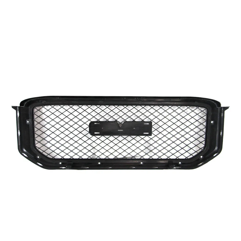 Front Hood Trim Mesh Cover Bumper Grill Upper Racing Grills Radiator Grille Car Modification Parts For GMC Yukon 2015-2018
