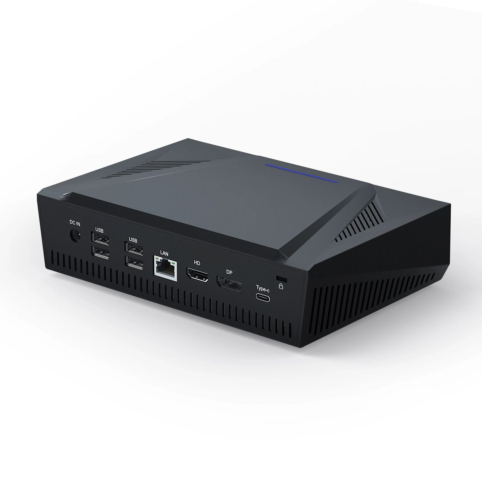 Hystou-Mini PC Office DesktopThin, Gaming Client, i7, 12e canal Gentourts, 64 Go de RAM DDR4, écran 4K avec Windows 10, 11, le plus récent