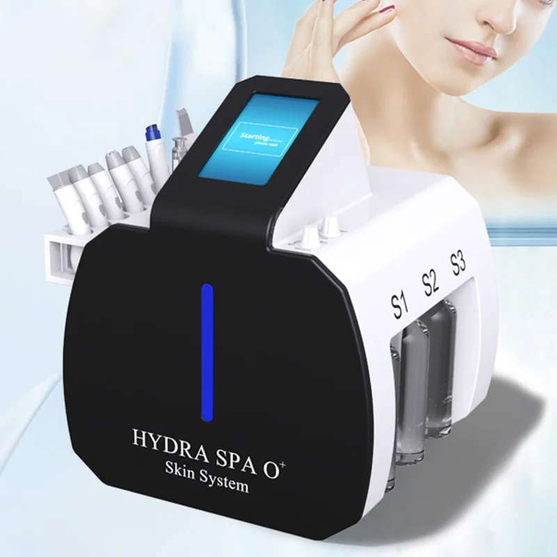 Super Promotion 8 In1 Latest Four Polar RF Radio Frequency Hydra Dermabrasion Jet Peeling Face Skin Care SMAS Lifting Machine