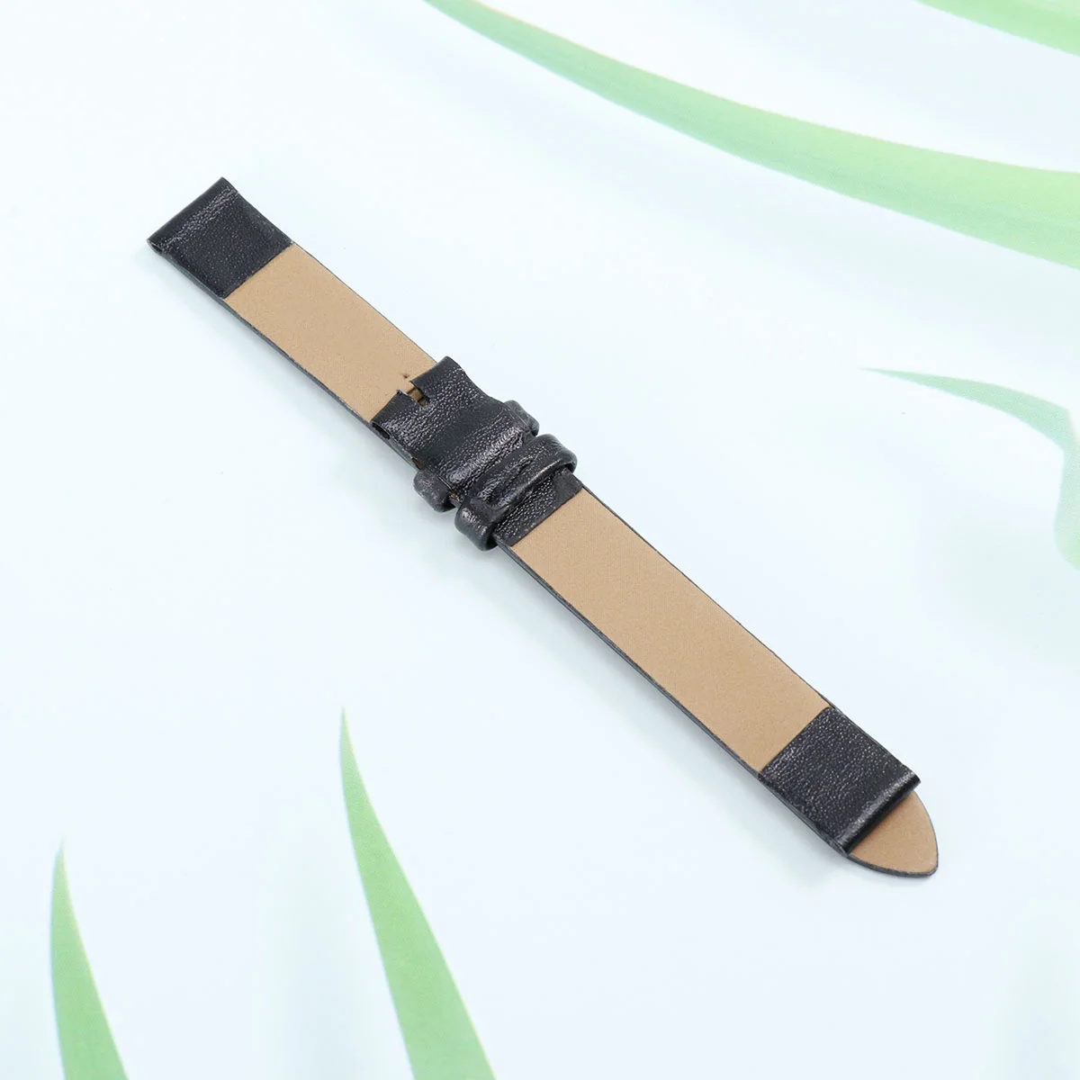 

Premium Black Watch Band Ultrafine Slim Stylish Replacement Band Comfortable Soft Waterproof Sweat Resistant Fashion