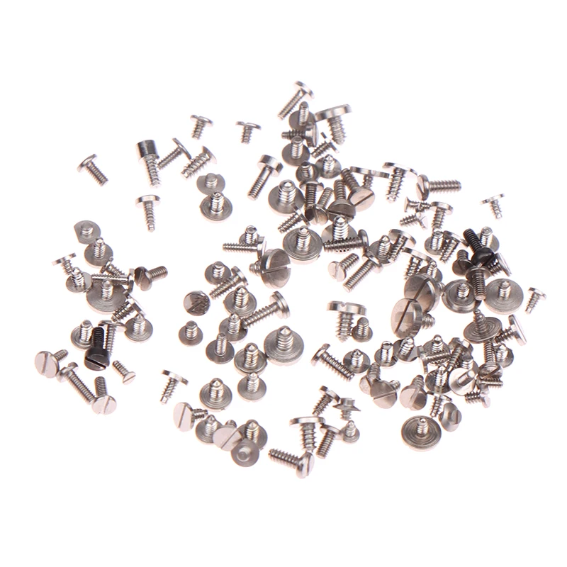 100Pcs Tiny Precision Mixed Multi-size Watch Screws Movement Repair Tools Part For Watchmaker