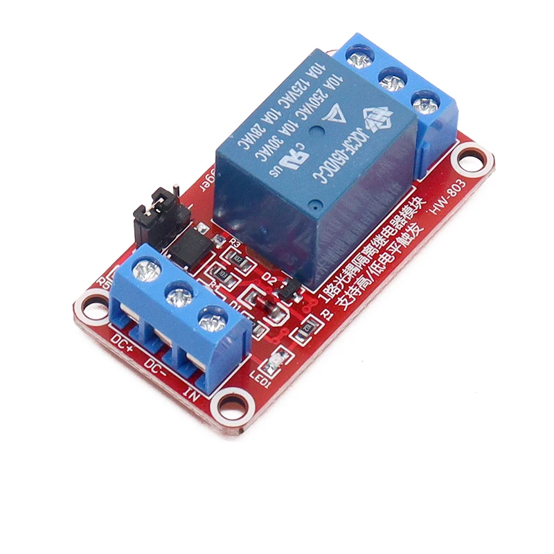 Modul Relai 1/2/4/8 Saluran 5V, Isolasi Optocoupler, Pemicu Tingkat Tinggi/Rendah, Komputer Mikro Chip Tunggal, Papan Merah