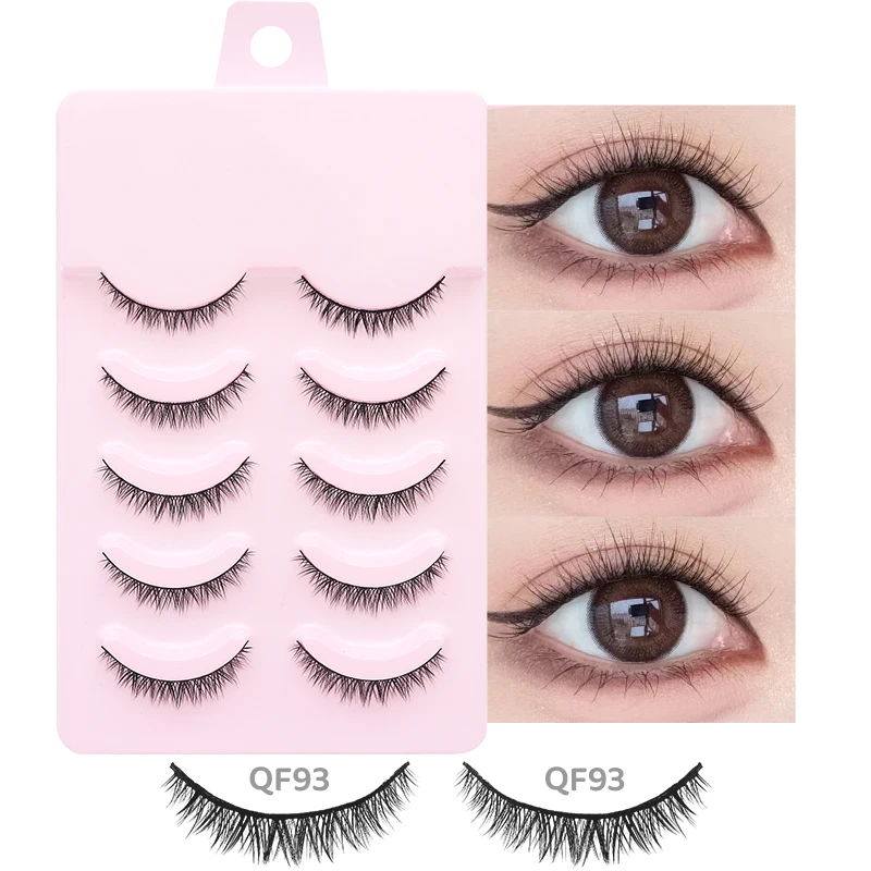 DINGSEN 5 Paar Wimpern, natürliche Augen, Wimpern für Make-up, weiche lange Wimpern, Streifen, falsche Wimpern, Beauty-Tools – Detail 19