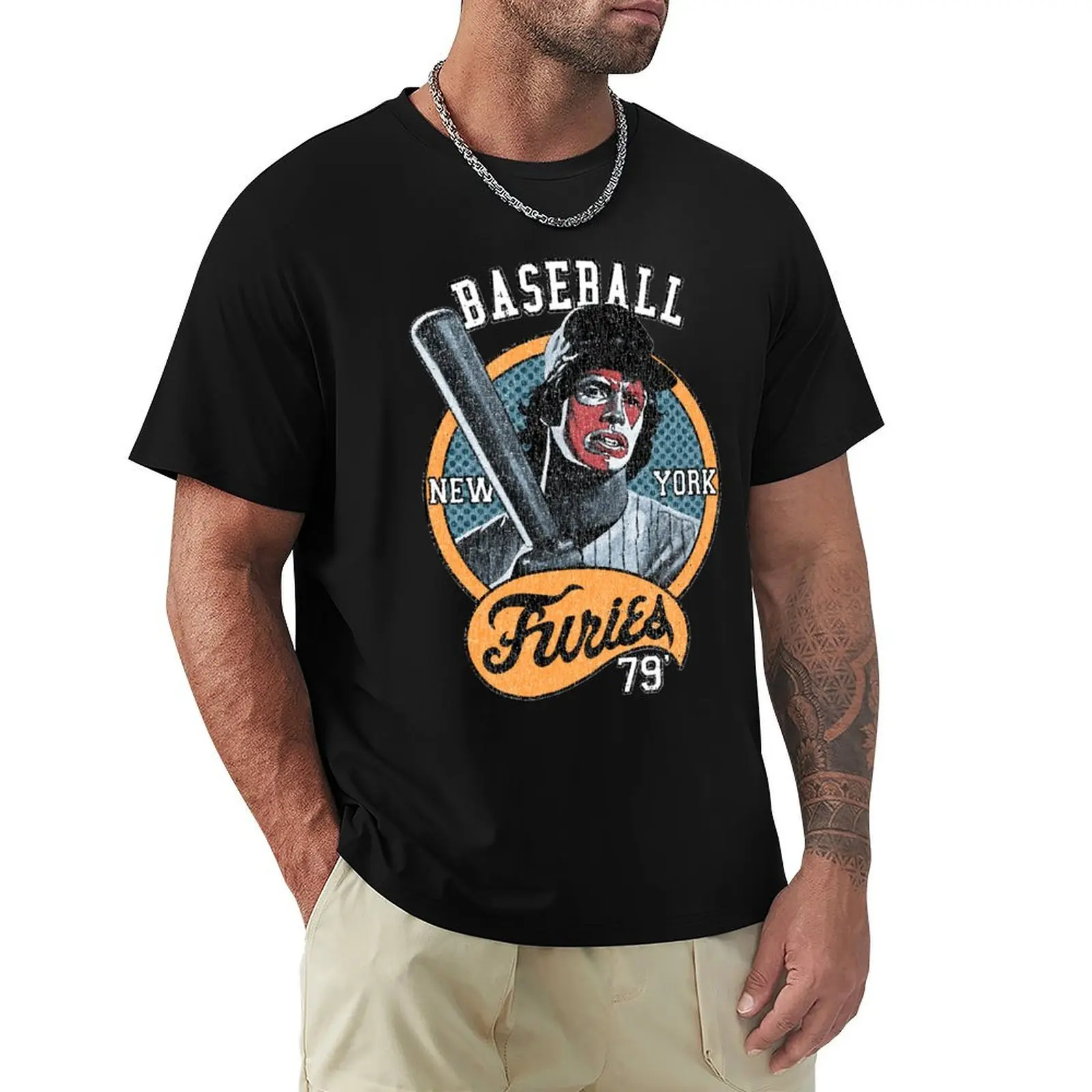

Baseball-Furies---The-Warriors--Classic T-Shirt summer shirt Anime t-shirt sweat plain black t shirts men