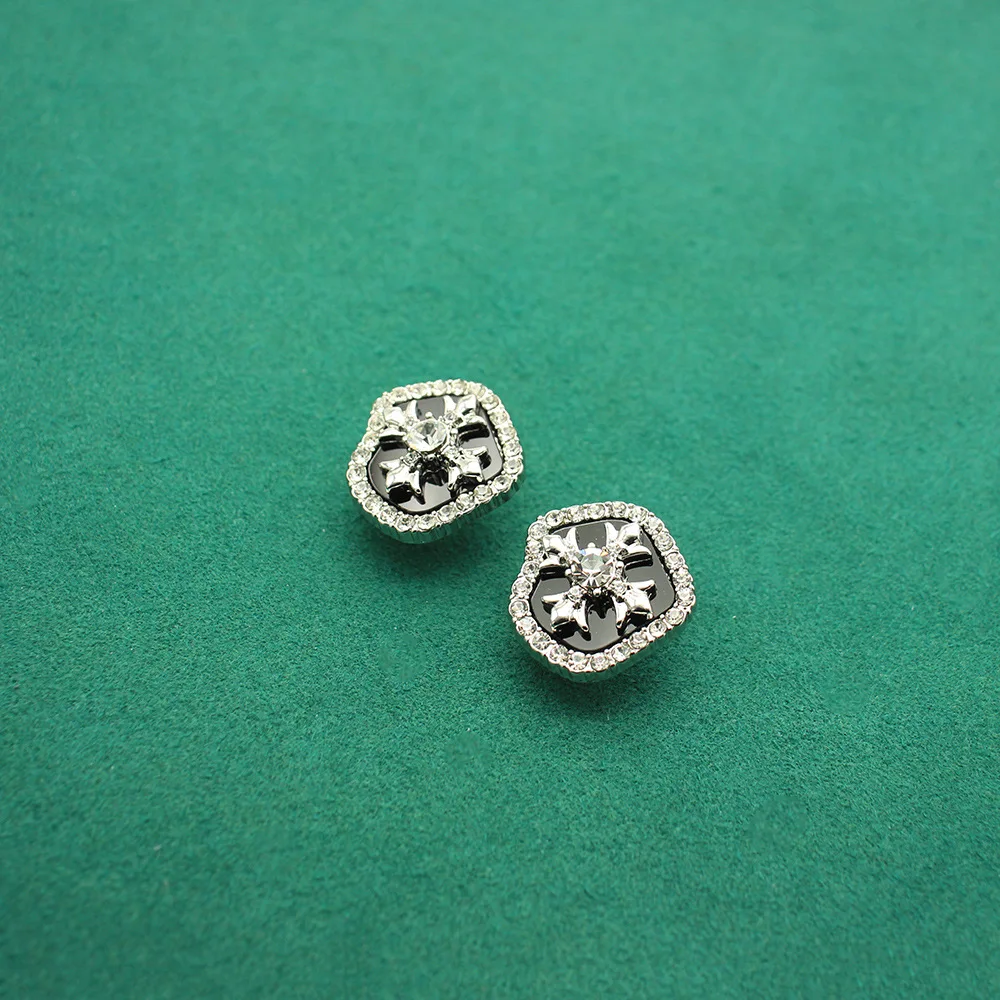 New Wholesale 925 Sterling Silver Stud ,Copper Cross Earring   , for Lady's Jewelry