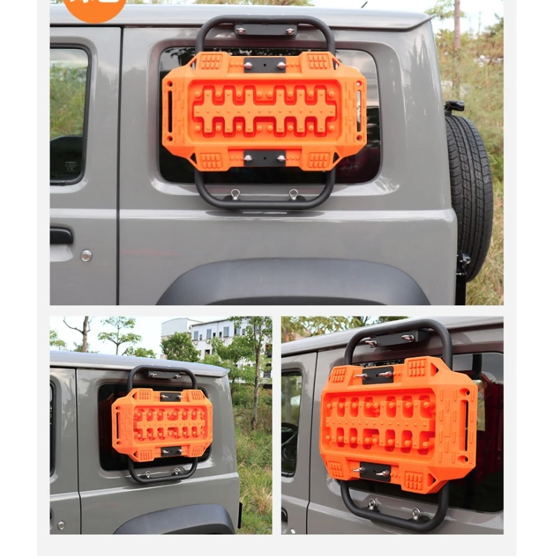 For Suzuki Jimny JB64 JB74 2019 2024 Escape Board Off-Road Side Window Bracket Sand Snow Mud Track Recovery Emergency Tool Kit
