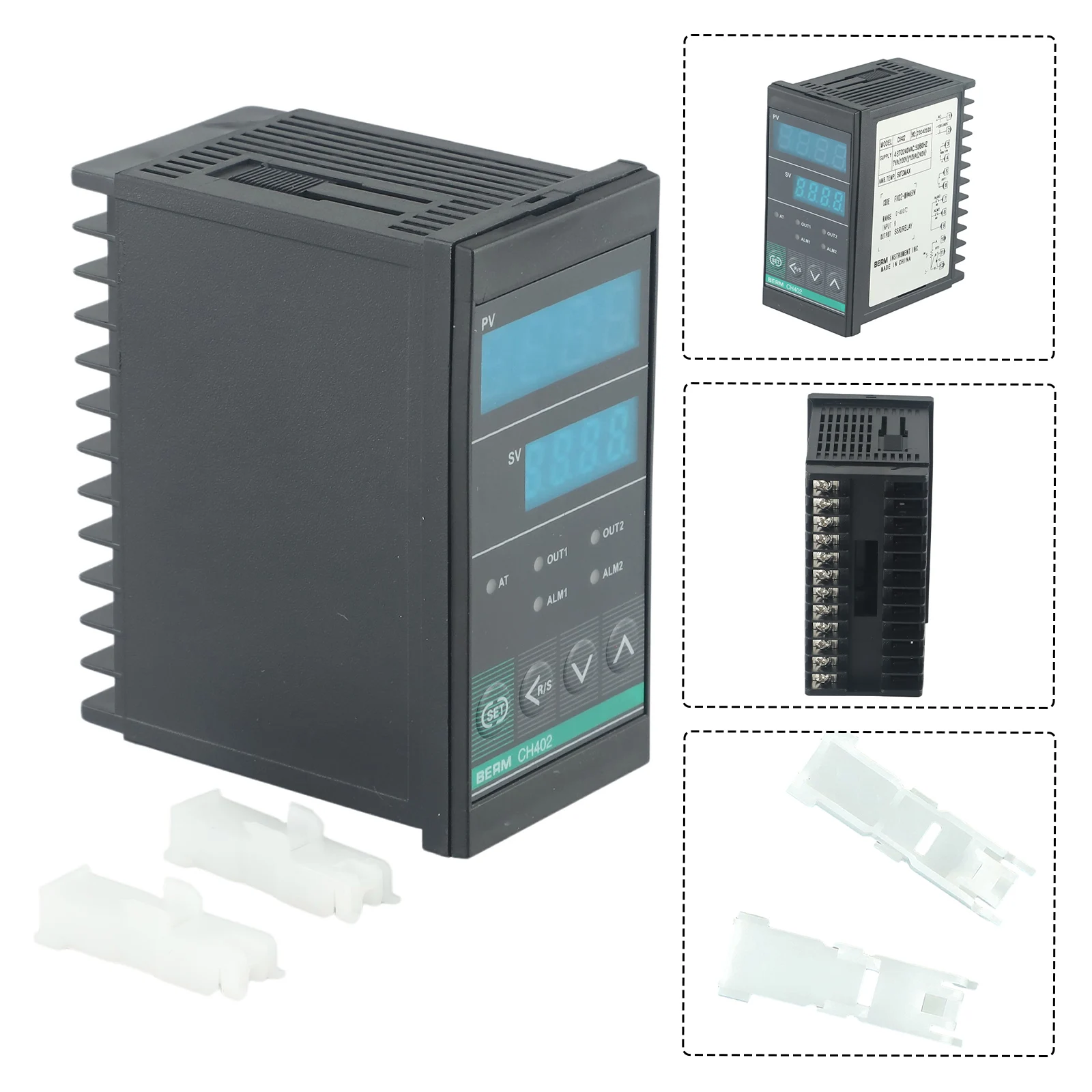 

Stable Operating Thermostat CH402 with Intelligent PID and Dual Relay Outputs for Precision Temperature Control