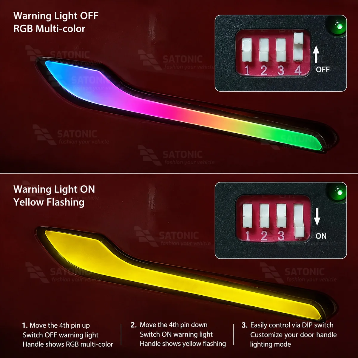 RGB Smart Door Handles for Tesla Model Y Juniper 2026 V9pro
