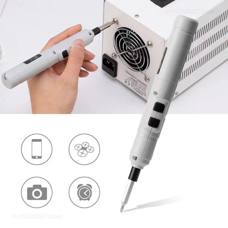 Imagem -02 - Youpin Mini Conjunto de Chave de Fenda Elétrica Ferramentas sem Fio Chaves de Fenda Recarregáveis Broca de Impacto com 88 Bits Kit de Ferramentas Usb 250 r Min