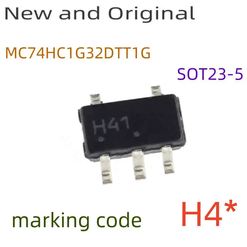 

MC74HC1G32DTT1G SOT23-5 6V Single 2-Input OR Gate marking code H4*