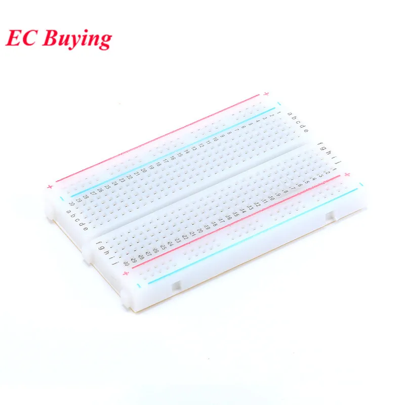 400 holes Points Solderless 8.5CM x 5.5CM PCB Breadboard Mini Universal Test Protoboard DIY Bread Board Bus Test Circuit Board