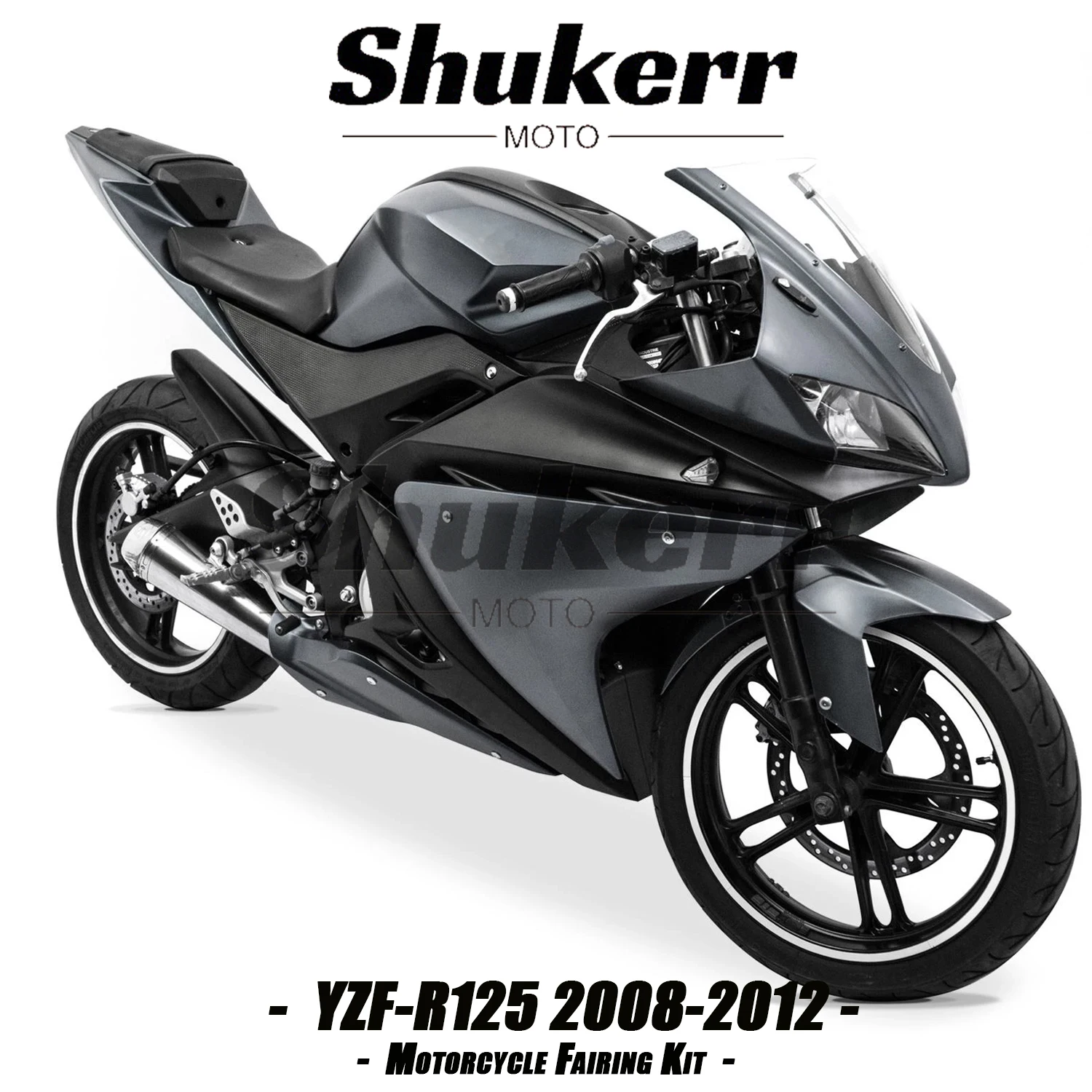Fit for Yamaha Yzf R125 Yzf-R125 2008-2013 Customizable Motorcycle Plastic Fairing Kit Injection Mold Bodywork Panel Kit 09 10