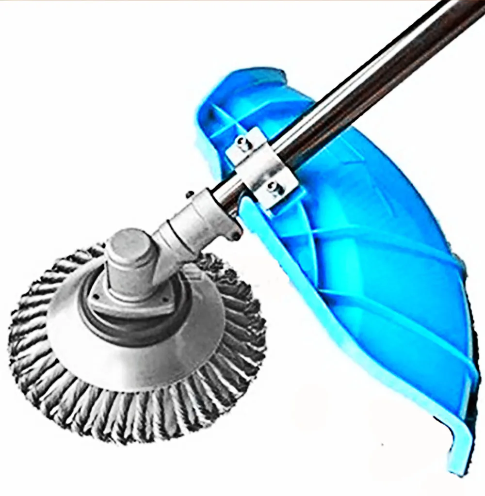 Grass Trimmer Head Lawn Mover Garden Power Parts Steel Wire Wheel Tray Plate Weed Eater Brushcutter Lawnmover Grass Trimmer