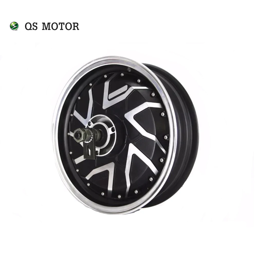 QS MOTOR 13*4.25inch 12000W QS273 70H V4 High Power Hot Sale BLDC Gearless Motor In-wheel Hub Motor for Electric Scooter