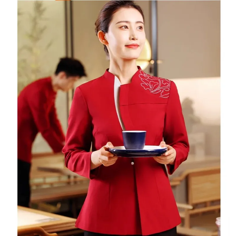 custom-hotel-uniform-for-catering-staff-long-short-sleeve-waiter-work