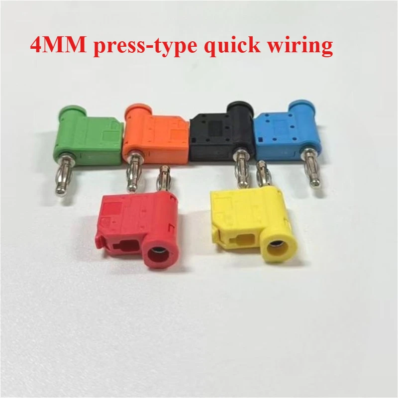 4MM High Current Stackable Banana Plug Wire Connector Lantern Head Gold-plated Or Nickel Plated Power Testing Instrument Plug