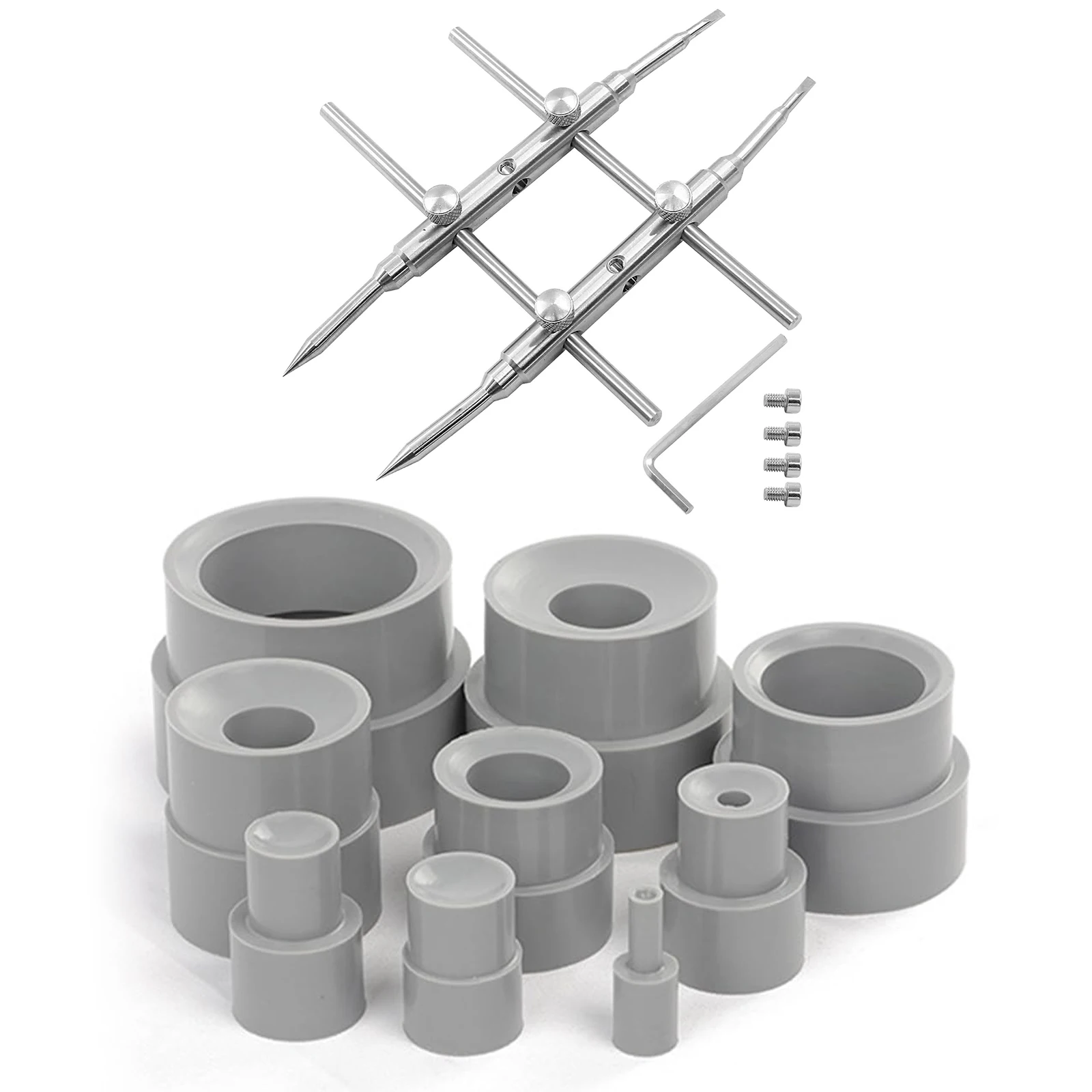 Camera Lens Repair Tool Kit 9PCS + Adjustable Spanner Wrench 25-120mm DSLR Lens Filter Removal Opening Repair Tools Set