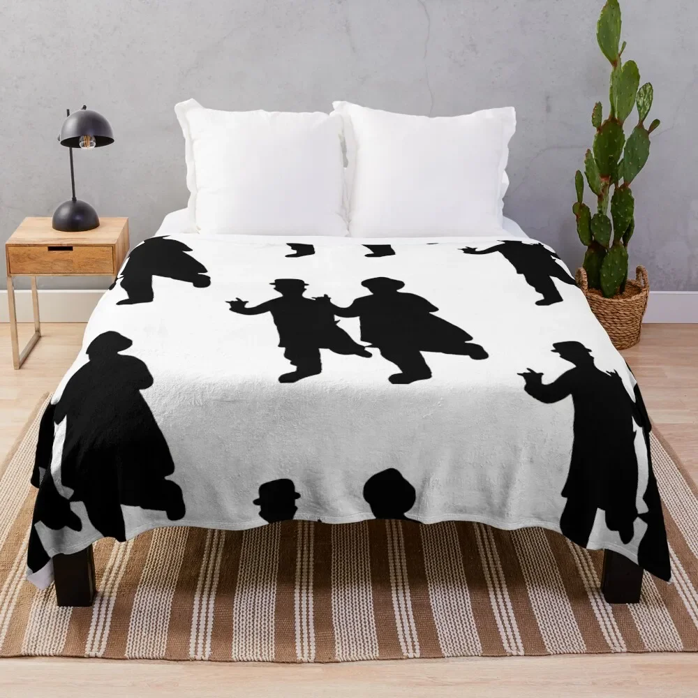 Laurel & Hardy Throw Blanket bed plaid Blankets Sofas Of Decoration Blankets