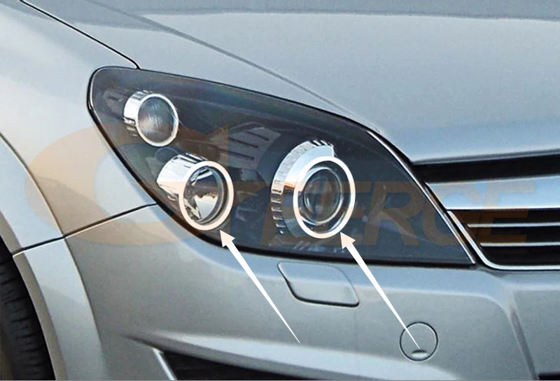 Geerge For Opel Astra H 2004 2005 2006 2007 2008 2009 2010 Excellent Ultra Bright CCFL Angel Eyes Kit Halo Rings
