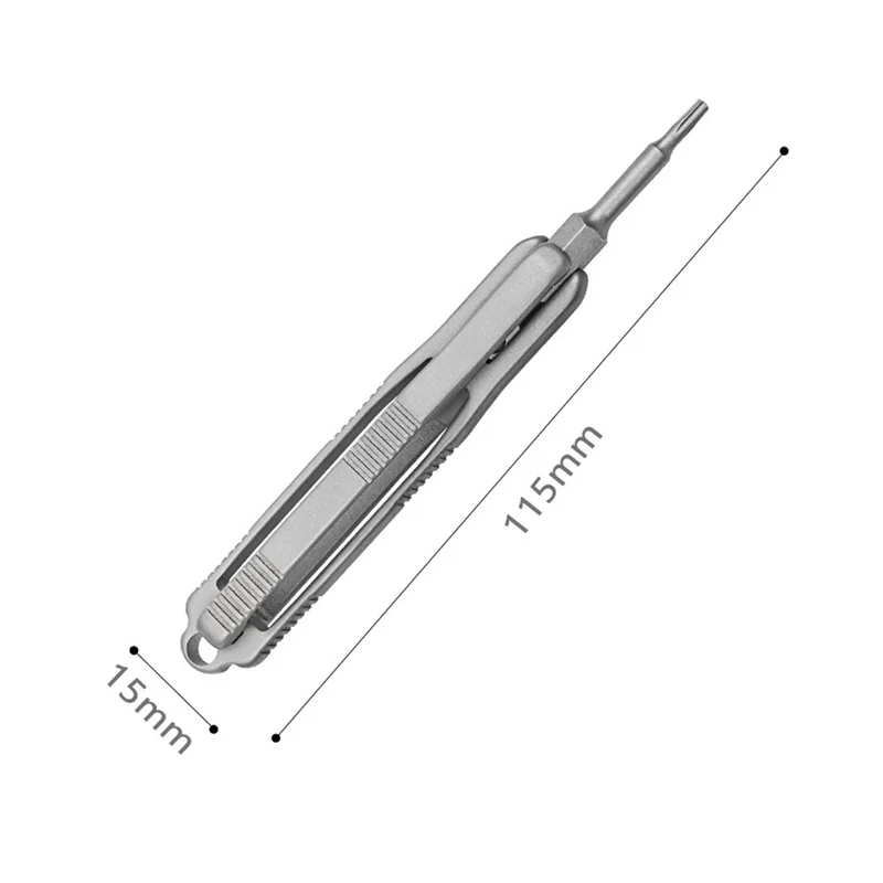 -A25M سبائك التيتانيوم مفك براغي نجمية شفط مغناطيسي قابلة للتمديد مفك النخيل المحمولة تفكيك أداة عدم الانزلاق