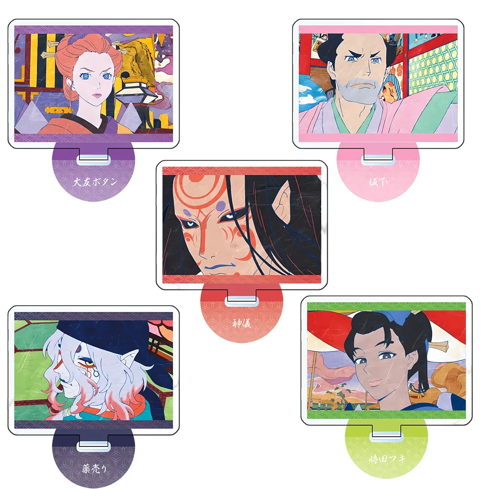 Anime ”Mononoke“ 10cm Acrylic Stand Keychain Kusuriuri&Kayo Figure Model Ornament Gift For Fans