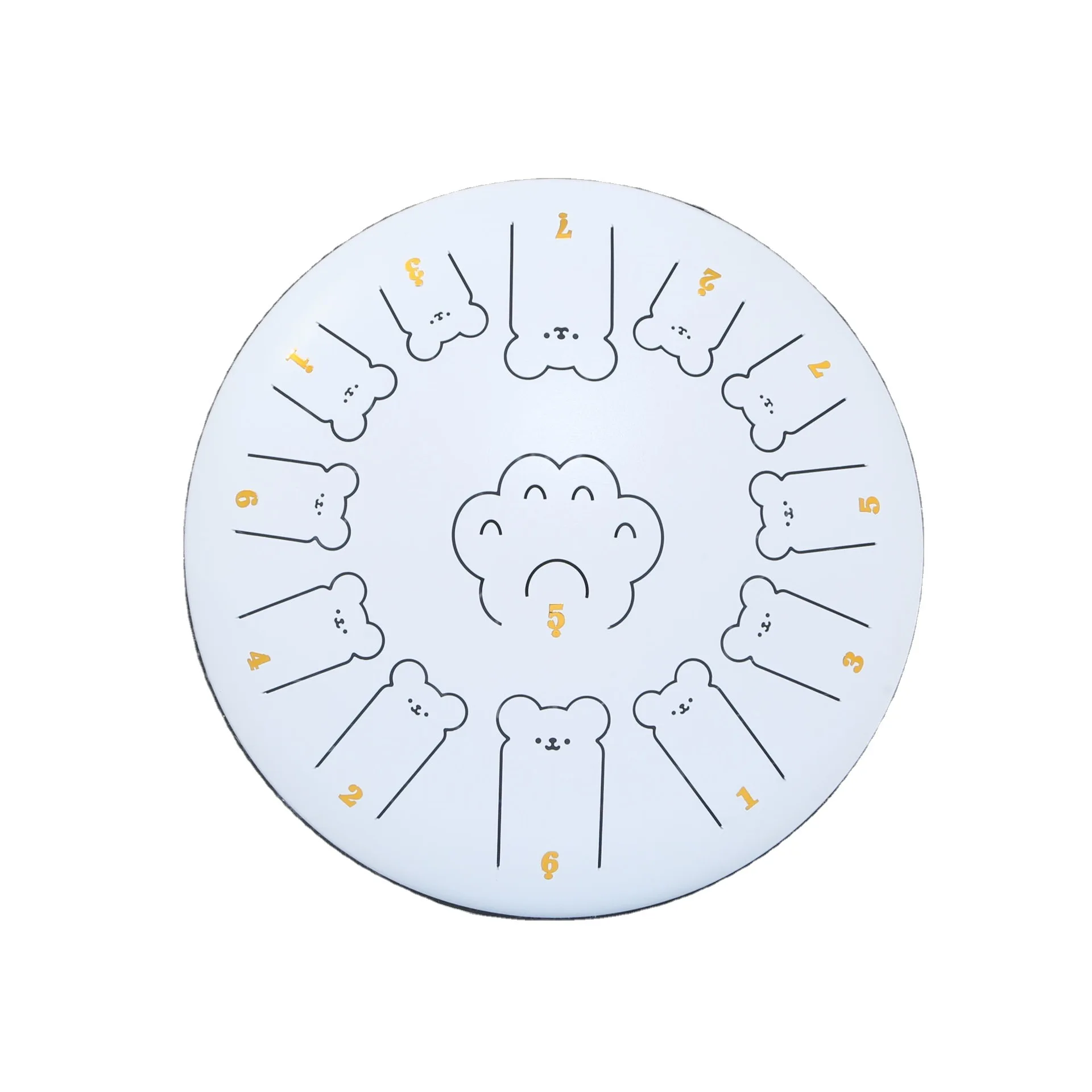 Wholesale 13 Inch Steel Tongue Drum Percussion Instrument 13 Tone Embroidery Border Musical Instrument Accessories
