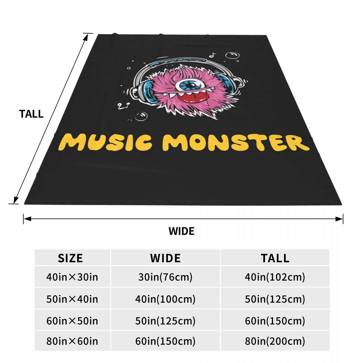 My Singing Monster Cartoon Blanket Fleece Sofa Throw Blanket Lightweight for Couch Bedding Office Throws Bedspread Quilt