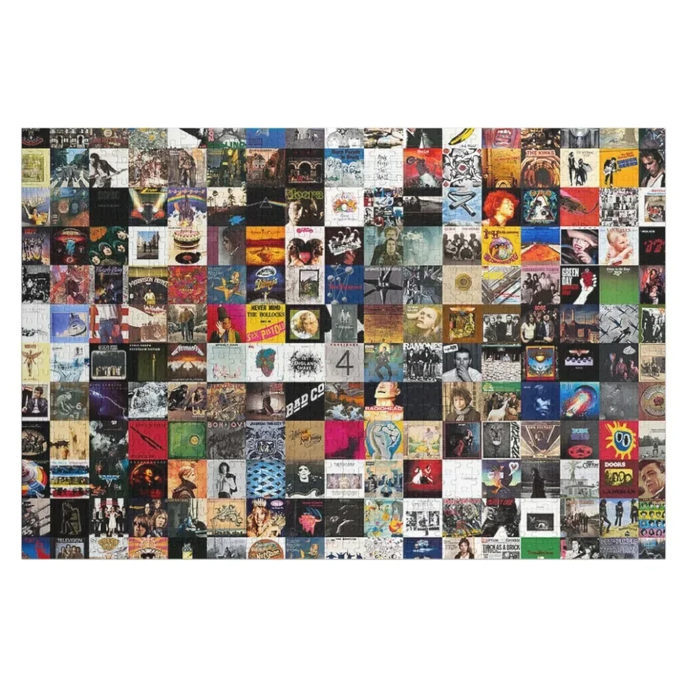 

Greatest Rock Albums of All Time Jigsaw Puzzle Personalized Gifts Personalize Custom Child Puzzle