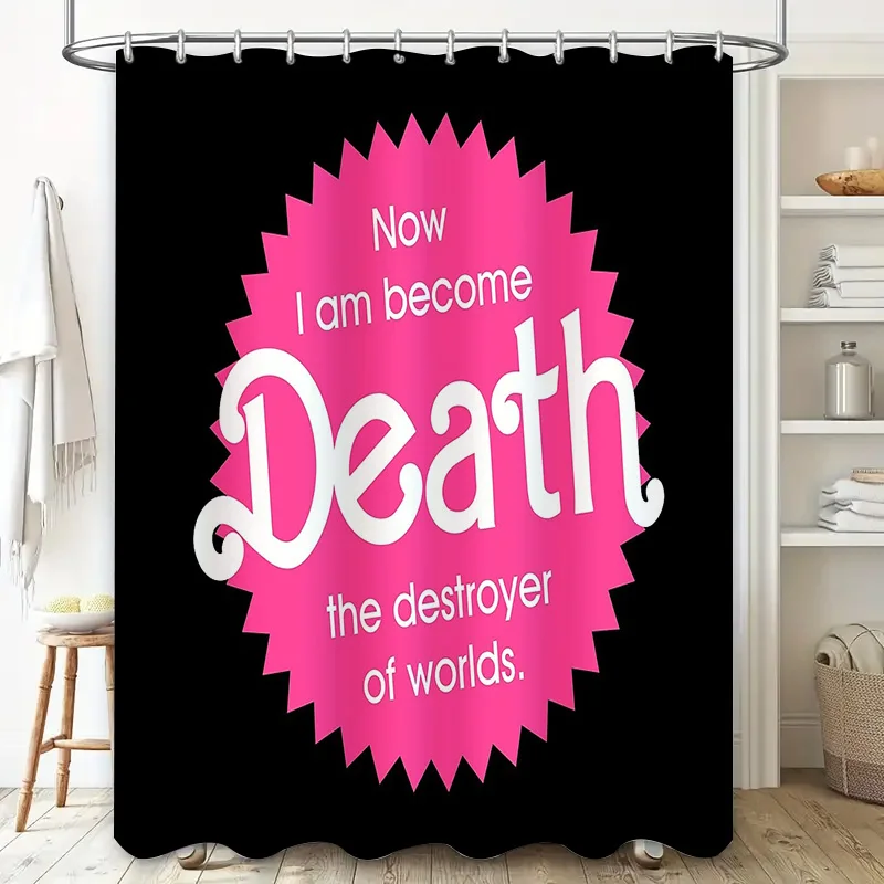 Vintage Skull Bath Curtain Gothic Horror Shower Curtain Set Spooky Halloween Decor Tapestry Dark Room Divider Wall Hanging
