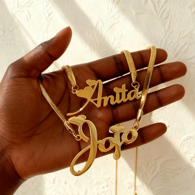 

Nextvance персонализированное ожерелье с именем на заказ для женщин и мужчин, нержавеющая сталь, 4 мм, лезвие, плоская цепочка в виде змеи, ювелирные изделия, рождественские подарки