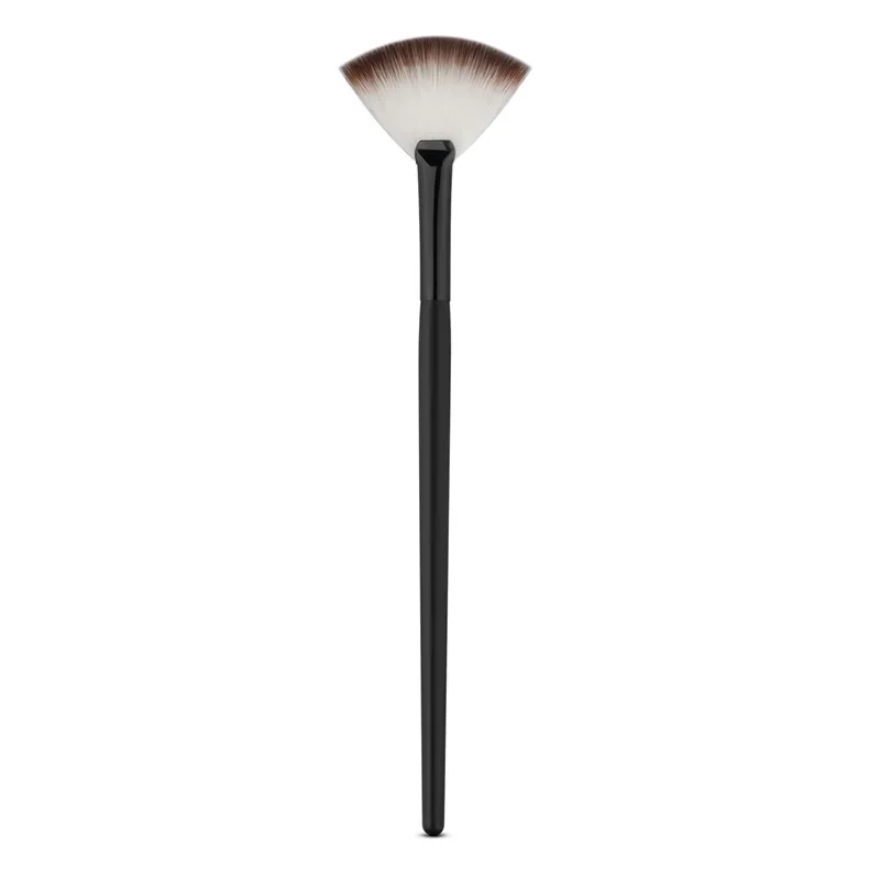 1 stuks waaiervorm make-upborstel losse poeder foundation blush blusher schoonheid gezicht make-up borstel cosmetisch hulpmiddel