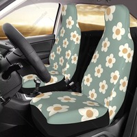 Sage Green Car Seat Covers Set 2 Pcs Vehicle Front Seat Protector Auto Interior Accessories Protetors Car Mat Covers