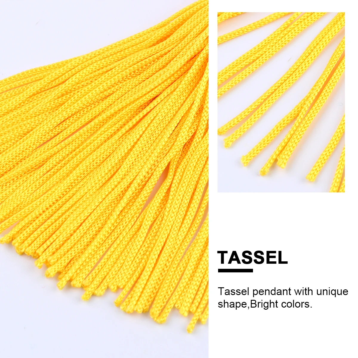 

12 Pcs Tassel Pendant Phone Charm Mobile Shell Mini DIY Jewelry Accessories Polyester