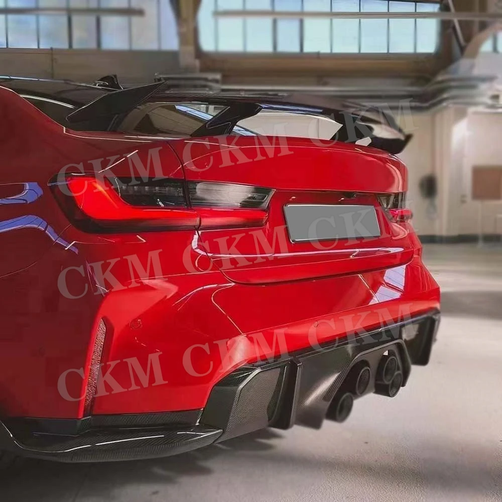 

Dry Carbon Rear Diffuser Lip Splitters Rear Bumper Side Aprons for BMW G80 G82 G83 M3 M4 2021+ Fiber Glass Body Kits