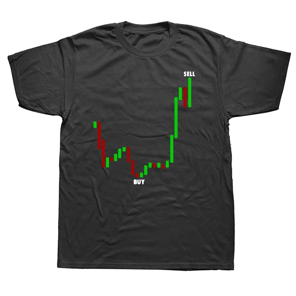 Day Trading Buy Low Sell High Stock Trading T Shirts Graphic Cotton Streetwear Short Sleeve O-Neck Harajuku T-shirt Men