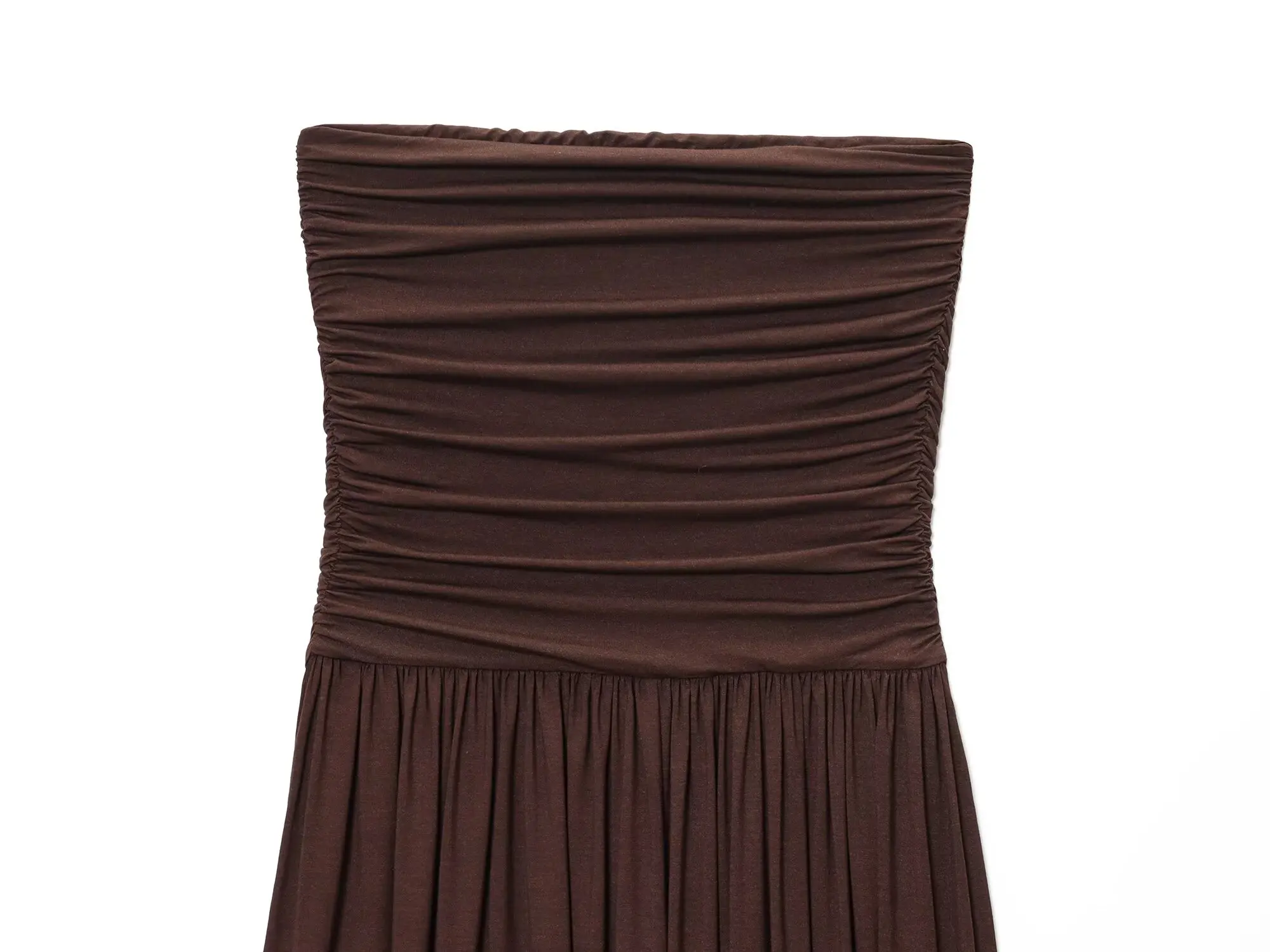 NOVEDAD DE VERANO 2025, productos, ropa de mujer, estilo festivo, Top de tubo empalmado, vestido plisado delgado