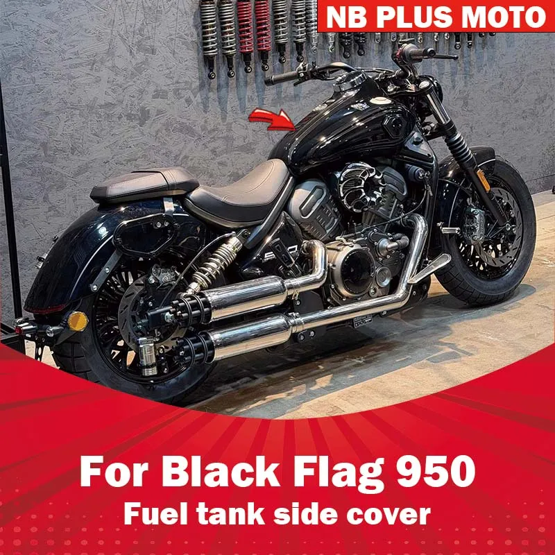 

【Premium】For Black Flag 950 modified fuel tank side cover accessories widened fuel tank protection side plate non-destructive in